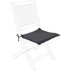 Cuscino Per Sedia Trapuntato In Poliestere 180 Idrorepellente Per Interno Ed Esterno. -Choco / 1 Pezzo -Vendite HOMCOM || VIDAXL || Songmics 31564820 4