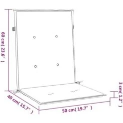 Cuscini Per Sedia 2 Pz Rosso Vino 100x50x7 Cm In Tessuto VidaXL -Vendite HOMCOM || VIDAXL || Songmics 32574923 3