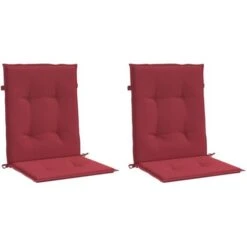 Cuscini Per Sedia 2 Pz Rosso Vino 100x50x7 Cm In Tessuto VidaXL -Vendite HOMCOM || VIDAXL || Songmics 32574923 4