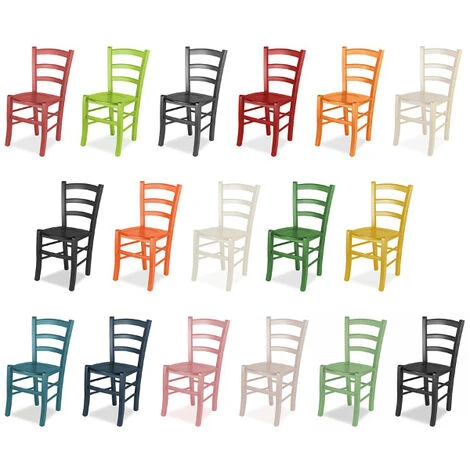 Sedia Venezia In Legno Per Casa Ristoranti Pizzerie Comunit� Bar-Anilina Fucsia DAF-Paglia Vera 4 Sedia Venezia In Legno Per Casa Ristoranti Pizzerie Comunit� Bar-Anilina Fucsia DAF-Paglia Vera - immagine 2