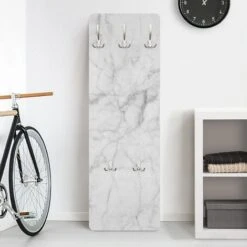 Appendiabiti - Bianco Carrara - Dimensione LxH: 119cm X 39cm