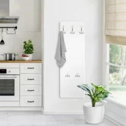 Appendiabiti - Bianco Polare Dimensione LxH: 119cm X 39cm -Vendite HOMCOM || VIDAXL || Songmics 34226762 3