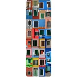 Appendiabiti Da Parete Design - Finestre Dal Mondo - Colorato Dimensione LxH: 119cm X 39cm -Vendite HOMCOM || VIDAXL || Songmics 34227148 4