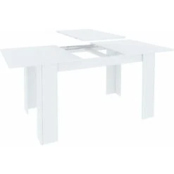 Tavolo Da Pranzo Allungabile Fino A 190 Cm Toledo Tavolino Consolle Salotto Salone 190 X 78 X 90 Cm Colore Bianco -Vendite HOMCOM || VIDAXL || Songmics 34745348 3