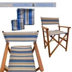 Teli Ricambio Sedia Da Regista Fodere Seduta E Sedile In Poliestere Resistente E Lavabile – Blu Beige, Ecrù 50x50 10 Teli Ricambio Sedia Da Regista Fodere Seduta E Sedile In Poliestere Resistente E Lavabile – Blu Beige, Ecrù 50x50 -Vendite HOMCOM || VIDAXL || Songmics 34969683 4