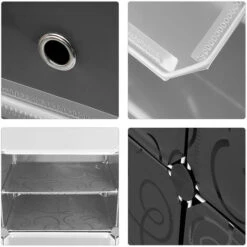 24 Cubi Scarpiera Scarpiera Con Ante In Plastica 11 24 Cubi Scarpiera Scarpiera Con Ante In Plastica -Vendite HOMCOM || VIDAXL || Songmics 35184278 5