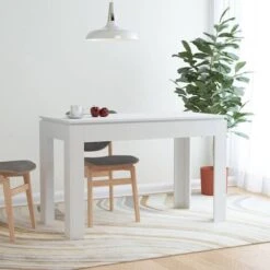Nova Tavolo Da Pranzo In Legno Di Alta Qualità Tavolo Cucina Elegante Vari Colori Colore : BIANCO