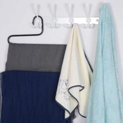 Appendiabiti Da Parete - 5 Tre Ganci, Acciaio Inossidabile Resistente, Appendiabiti In Metallo Per Portasciugamani Spogliatoio -Vendite HOMCOM || VIDAXL || Songmics 36373136 5