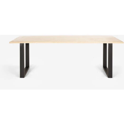 Tavolo Stile Industriale 220x80cm Sala Da Pranzo Cucina Rajasthan 220 Colore: Silver 5 Tavolo Stile Industriale 220x80cm Sala Da Pranzo Cucina Rajasthan 220 Colore: Silver - immagine 3