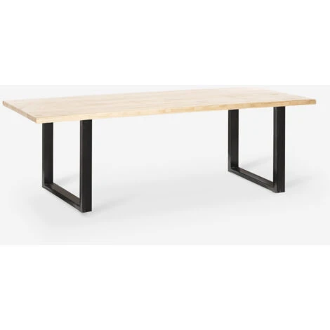 Tavolo Stile Industriale 220x80cm Sala Da Pranzo Cucina Rajasthan 220 Colore: Silver 6 Tavolo Stile Industriale 220x80cm Sala Da Pranzo Cucina Rajasthan 220 Colore: Silver - immagine 4