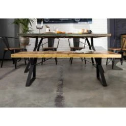 INDUSTRIAL 14 Panca In Legno Riciclato E Ferro - Laccato Multicolore 150x40x45 9 INDUSTRIAL 14 Panca In Legno Riciclato E Ferro - Laccato Multicolore 150x40x45 -Vendite HOMCOM || VIDAXL || Songmics 40503556 4