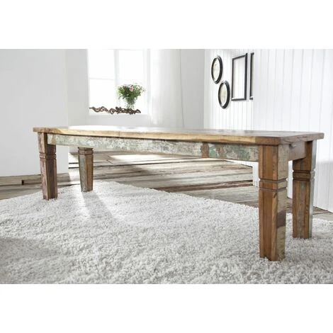 NATURE OF SPIRIT 37 Panca In Legno Riciclato - Laccato / Multicolore 200x40x45 6 NATURE OF SPIRIT 37 Panca In Legno Riciclato - Laccato / Multicolore 200x40x45 - immagine 4