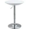 HOMCOM Tavolo Rotondo Da Bar Con Piano Girevole, Altezza Regolabile Con Leva A Gas E Base - Bianco -Vendite HOMCOM || VIDAXL || Songmics 41949881 1