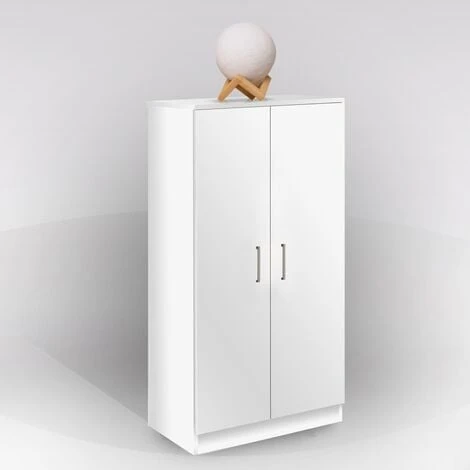 ARMADIO/SCARPIERA DUE ANTE BIANCO OPACO 3 ARMADIO/SCARPIERA DUE ANTE BIANCO OPACO