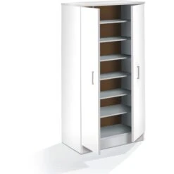 ARMADIO/SCARPIERA DUE ANTE BIANCO OPACO 8 ARMADIO/SCARPIERA DUE ANTE BIANCO OPACO -Vendite HOMCOM || VIDAXL || Songmics 44480838 3