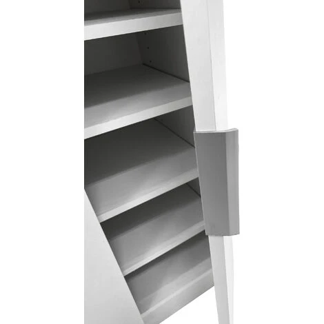 ARMADIO/SCARPIERA DUE ANTE BIANCO OPACO 6 ARMADIO/SCARPIERA DUE ANTE BIANCO OPACO - immagine 4