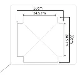 Sgabello Seduta Quadrata In Paglia Altezza 70 Cm Da Verniciare Piedi Dritti -Vendite HOMCOM || VIDAXL || Songmics 4477375 4