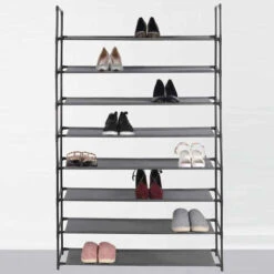 Scarpiera Slim Salvaspazio 8 Ripiani Porta Scarpe Ingresso Casa 150x100x28 Nero 9 Scarpiera Slim Salvaspazio 8 Ripiani Porta Scarpe Ingresso Casa 150x100x28 Nero -Vendite HOMCOM || VIDAXL || Songmics 47296420 3