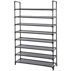 Scarpiera Slim Salvaspazio 8 Ripiani Porta Scarpe Ingresso Casa 150x100x28 Nero 11 Scarpiera Slim Salvaspazio 8 Ripiani Porta Scarpe Ingresso Casa 150x100x28 Nero -Vendite HOMCOM || VIDAXL || Songmics 47296420 5