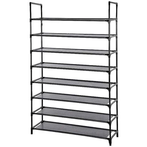 Scarpiera Slim Salvaspazio 8 Ripiani Porta Scarpe Ingresso Casa 150x100x28 Nero 7 Scarpiera Slim Salvaspazio 8 Ripiani Porta Scarpe Ingresso Casa 150x100x28 Nero - immagine 5