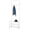 Stand Appendiabiti ,Attaccapanni Con Scarpiera A 3 Ripiani Porta Abiti Per Ingresso 185 65 30 Cm Bianco 2 Stand Appendiabiti ,Attaccapanni Con Scarpiera A 3 Ripiani Porta Abiti Per Ingresso 185 65 30 Cm Bianco -Vendite HOMCOM || VIDAXL || Songmics 47301133 1