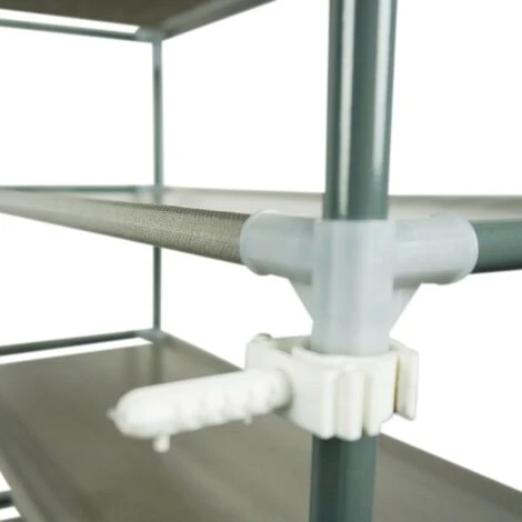 Scarpiera Per 20 Paia - Grigia 5 Scarpiera Per 20 Paia - Grigia - immagine 3