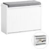 SoBuy Scarpiera Con Patta E Cuscino Per Scarpe, Colore: Bianco, Dimensioni: Circa 62 X 46 X 26 Cm FSR98-W -Vendite HOMCOM || VIDAXL || Songmics 51007877 1