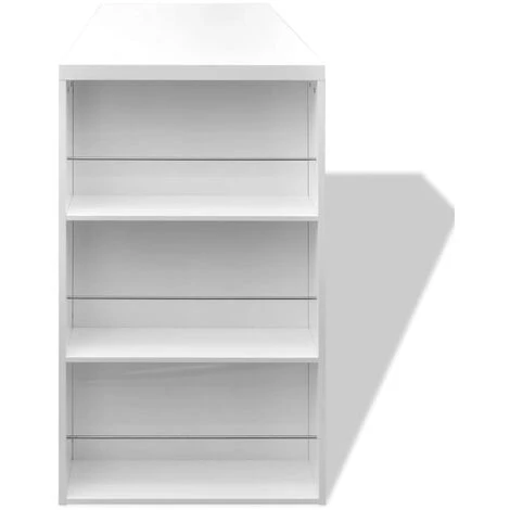 Tavolo Da Bar In MDF Con Portavini Bianco Lucido 6 Tavolo Da Bar In MDF Con Portavini Bianco Lucido - immagine 4