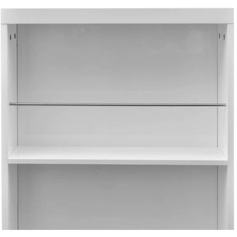 Tavolo Da Bar In MDF Con Portavini Bianco Lucido 7 Tavolo Da Bar In MDF Con Portavini Bianco Lucido - immagine 5