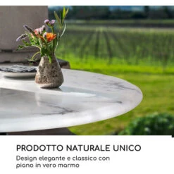 Blumfeldt Patras Taverna Tavolo Bistrò 4-Seasons-Marble Bianco 9 Blumfeldt Patras Taverna Tavolo Bistrò 4-Seasons-Marble Bianco -Vendite HOMCOM || VIDAXL || Songmics 51250615 3