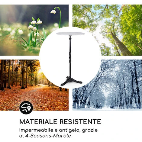 Blumfeldt Patras Taverna Tavolo Bistrò 4-Seasons-Marble Bianco 7 Blumfeldt Patras Taverna Tavolo Bistrò 4-Seasons-Marble Bianco - immagine 5