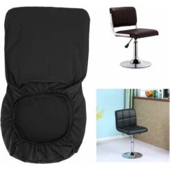 Fodera Per Sgabello Da Bar Con Schienale Elasticizzato Per Sedia Da Pranzo Girevole -Vendite HOMCOM || VIDAXL || Songmics 52009927 2