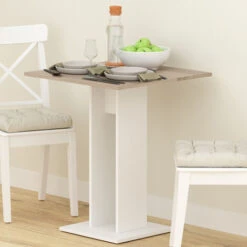 Tavolo Da Pranzo „Ewert“ 65x65cm Bianco/sonoma Vicco -Vendite HOMCOM || VIDAXL || Songmics 52052849 5