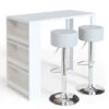 Tavolo Da Bar 117cm Bianco Con 2 Sgabelli Bianco Vicco -Vendite HOMCOM || VIDAXL || Songmics 52052974 1