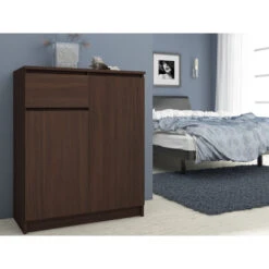 ELLIS Credenza Moderna Soggiorno/soggiorno/sala Da Pranzo 99x80x40 Cm 1 Cassetto + 2 Ante Mobile/Cassettiera Dal Design Moderno -Vendite HOMCOM || VIDAXL || Songmics 52059998 2