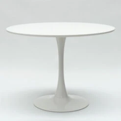 Tavolo Rotondo 90cm Bar Sala Da Pranzo Cucina Design Scandinavo Moderno Tulip Colore: Bianco -Vendite HOMCOM || VIDAXL || Songmics 52468310 3