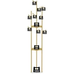 Stand Appendiabiti In Marmo Appendiabiti Da Terra Porta Abiti Appendiabiti 3 Ripiani Autoportante Da Camera Ingresso -Vendite HOMCOM || VIDAXL || Songmics 53108913 4