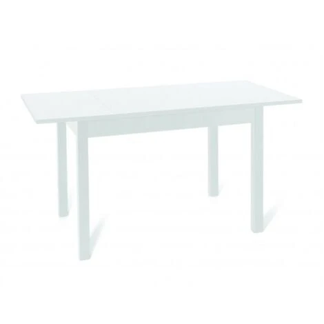 Tavolo Firenze 110x70 Cm Allungabile Bianco Frassinato Bianco 3 Tavolo Firenze 110x70 Cm Allungabile Bianco Frassinato Bianco - immagine 2