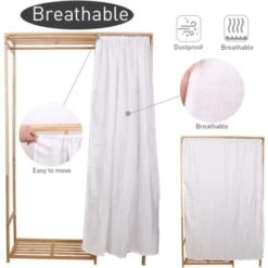 Stand Appendiabiti Da Terra Armadio Aperto Appendiabiti Bambù Porta Abiti Da Terra Con Ripiani Portabiti Ingresso 90x30x146cm 9 Stand Appendiabiti Da Terra Armadio Aperto Appendiabiti Bambù Porta Abiti Da Terra Con Ripiani Portabiti Ingresso 90x30x146cm -Vendite HOMCOM || VIDAXL || Songmics 54828050 3