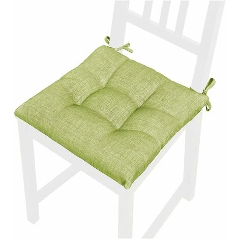 Cuscino Sedia Pastello Morbido Universale Coprisedia Cotone Imbottito 100% Made In Italy - Verde 3 Cuscino Sedia Pastello Morbido Universale Coprisedia Cotone Imbottito 100% Made In Italy - Verde