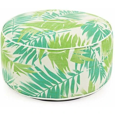 Pouf Da Giardino Gonfiabile Esterno Poltrona Bizzotto In Tessuto PVC Ø 53 Cm - Fantasia: Azzorre 6 Pouf Da Giardino Gonfiabile Esterno Poltrona Bizzotto In Tessuto PVC Ø 53 Cm - Fantasia: Azzorre - immagine 4