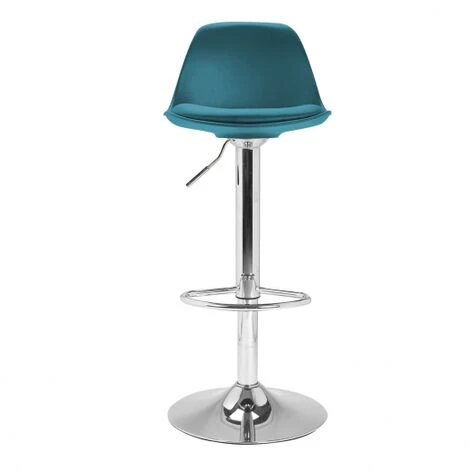 Lotto Di 2 Sgabelli Da Bar KARL Design Blu Acqua 5 Lotto Di 2 Sgabelli Da Bar KARL Design Blu Acqua - immagine 3