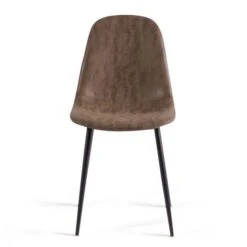 Set Di 4 Sedie Vintage DALI Marroni Per Sala Da Pranzo 11 Set Di 4 Sedie Vintage DALI Marroni Per Sala Da Pranzo -Vendite HOMCOM || VIDAXL || Songmics 57241780 5