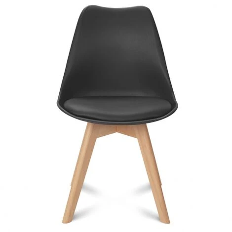 Set Di 6 Sedie SARA In Mix Cromatico Grigio Chiaro, Bianco, 2 Grigio Scuro, 2 Nero 5 Set Di 6 Sedie SARA In Mix Cromatico Grigio Chiaro, Bianco, 2 Grigio Scuro, 2 Nero - immagine 3