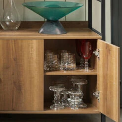 SoBuy Mobiletto Soggiorno Credenza Cucina Con 3 Ante E 1 Ripiano A Giorno Armadietto Stile Vintage 100x38x80cm FSB63-PF 9 SoBuy Mobiletto Soggiorno Credenza Cucina Con 3 Ante E 1 Ripiano A Giorno Armadietto Stile Vintage 100x38x80cm FSB63-PF -Vendite HOMCOM || VIDAXL || Songmics 58178665 3