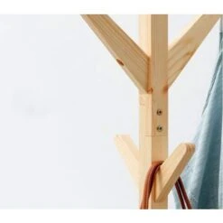 Appendiabiti Da Terra Attaccapanni 8 Ganci Legno A Piantana Abiti Salvaspazio -Vendite HOMCOM || VIDAXL || Songmics 58265927 3