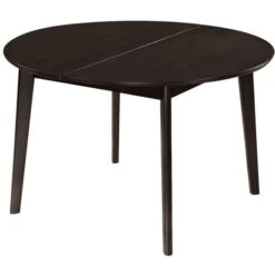 Tavolo Ovale Allungabile Da 4 A 6 Posti In Faggio Massello Wengé - TIFFANY -Vendite HOMCOM || VIDAXL || Songmics 59290214 5