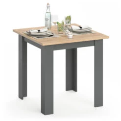 Tavolo Da Pranzo „Karlos 80cm Antracite/goldkraft Vicco -Vendite HOMCOM || VIDAXL || Songmics 59311297 4