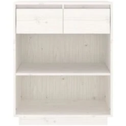 Mobile Consolle Bianco 60x34x75 Cm In Legno Massello Di Pino VidaXL -Vendite HOMCOM || VIDAXL || Songmics 59685454 5