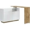 Mobile Da Bar Girevole 2 Ante, 1 Cassetto E 1 Nicchia MDF Bianco Laccato E Rovere - ELDIR 2 Mobile Da Bar Girevole 2 Ante, 1 Cassetto E 1 Nicchia MDF Bianco Laccato E Rovere - ELDIR -Vendite HOMCOM || VIDAXL || Songmics 61558395 1